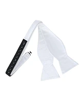 Trafalgar Men's Sutton Solid Color Silk Self-Tie Bow Tie