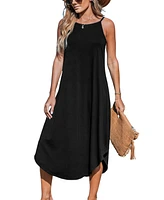 Cupshe Women's Cami Midi Cover Up Dress