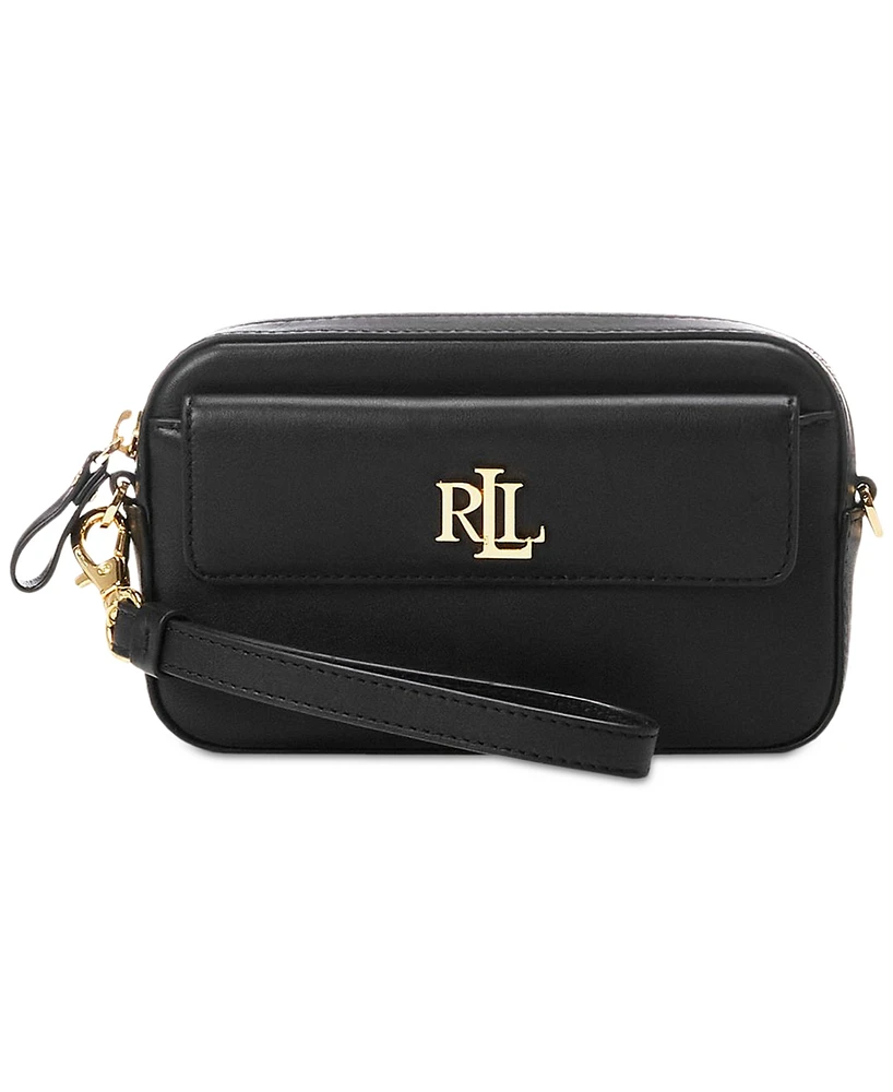 Lauren Ralph Leather Small Marcy Convertible Wristlet
