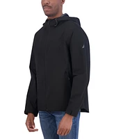 Nautica Men's Packable Full-Zip Hooded Jacket