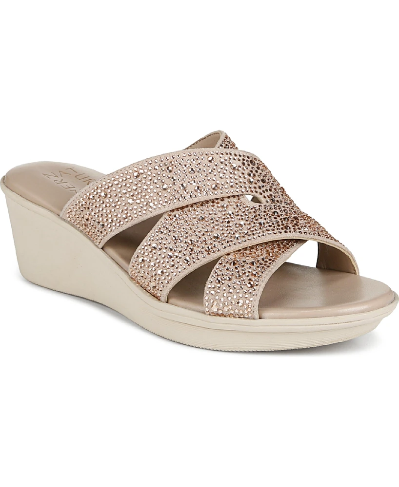 Naturalizer Rowena 2 Slide Wedge Sandals