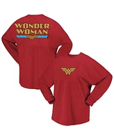 Women's Red Wonder Woman Original Long Sleeve T-shirt