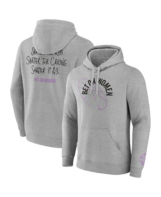 Men's and Women's Fanatics Heather Gray Wnbapa Documentary Pullover Hoodie