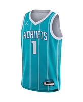 Big Boys Nike LaMelo Ball Teal Charlotte Hornets Swingman Jersey - Icon Edition