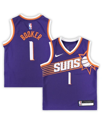 Little Boys and Girls Nike Devin Booker Purple Phoenix Suns Swingman Player Jersey - Icon Edition