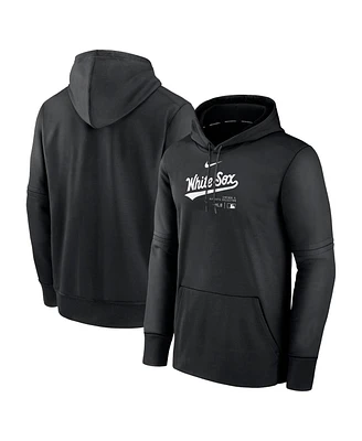 Men's Nike Black Chicago White Sox Authentic Collection Practice Performance Pullover Hoodie