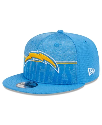 Men's New Era Powder Blue Los Angeles Chargers 2023 Nfl Training Camp 9FIFTY Snapback Hat