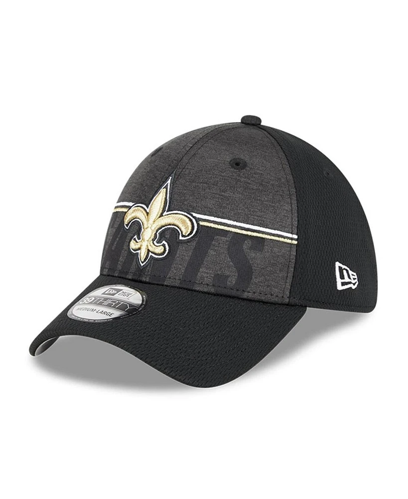 Men's New Era Black Orleans Saints 2023 Nfl Training Camp 39THIRTY Flex Fit Hat