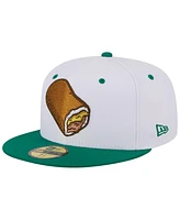 Men's New Era White Omaha Storm Chasers Theme Nights Runzas 59FIFTY Fitted Hat