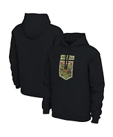 Men's Nike Black Texas Longhorns Veterans Camo Pullover Hoodie