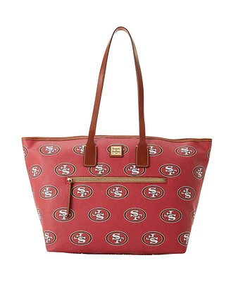 Women's Dooney & Bourke San Francisco 49ers Sporty Monogram Large Zip Tote Bag