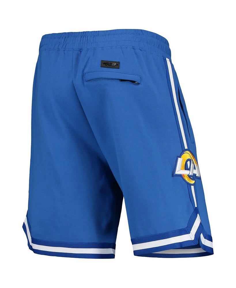 Men's Pro Standard Royal Los Angeles Rams Core Shorts