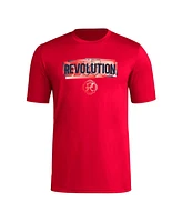 Men's adidas Red New England Revolution Local Pop Aeroready T-shirt