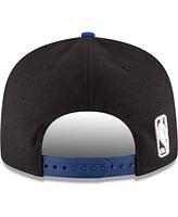 Men's New Era Black, Blue New York Knicks 2-Tone 9FIFTY Adjustable Snapback Hat