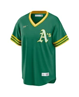 Men's Nike Kelly Green Oakland Athletics Road Cooperstown Collection Team Jersey