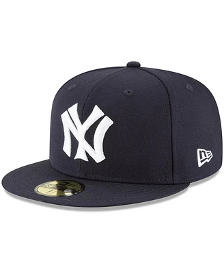 Men's New Era Navy York Yankees Cooperstown Collection Wool 59FIFTY Fitted Hat