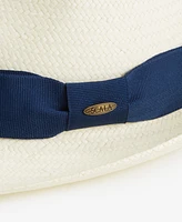 Scala Men's Diamond Crown Solid Band Fedora
