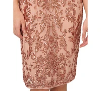 Adrianna Papell Women's Sequin-Embellished Dress