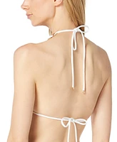 Michael Kors Women's Chain-Strap Triangle Bikini Top