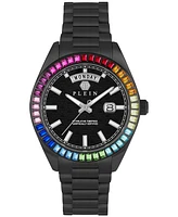 Philipp Plein Men's Date Superlative Black Ion Plated Stainless Steel Bracelet Watch 42mm