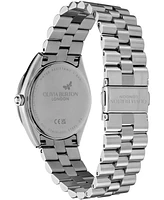 Olivia Burton Women's Bejeweled Silver-Tone Stainless Steel Watch 34mm