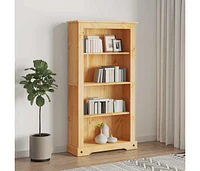 4-Tier Bookcase Mexican Pine Corona Range 31.5"x11.4"x59"
