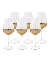 Vivience Bottom Wine Glasses, Set of 6