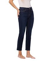 Vervet Women's High Rise Ankle Slim Straight Jeans