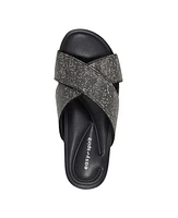 Easy Spirit Women's Judy Embellished Casual Flat Sandals - Black