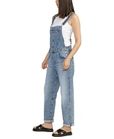 Silver Jeans Co. Women's Baggy Straight Leg Overalls