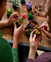Lego Icons 10309 Succulents Botanical House Plants Adult Toy Building Set