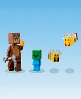 Lego Minecraft The Bee Cottage 21241 Toy Building Set with Honey Bear, Baby Zombie and Bee Figures