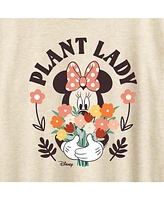 Hybrid Apparel Trendy Plus Disney Minnie Mouse Plant Lady Graphic T-shirt
