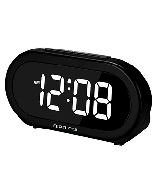 Riptunes Digital Alarm Clock with 5 Sounds