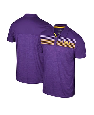 Men's Colosseum Purple Lsu Tigers Langmore Polo Shirt