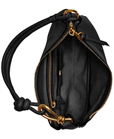 Donna Karan Roslyn Small Leather Hobo Bag