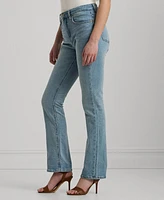 Lauren Ralph Petite High-Rise Bootcut Jeans