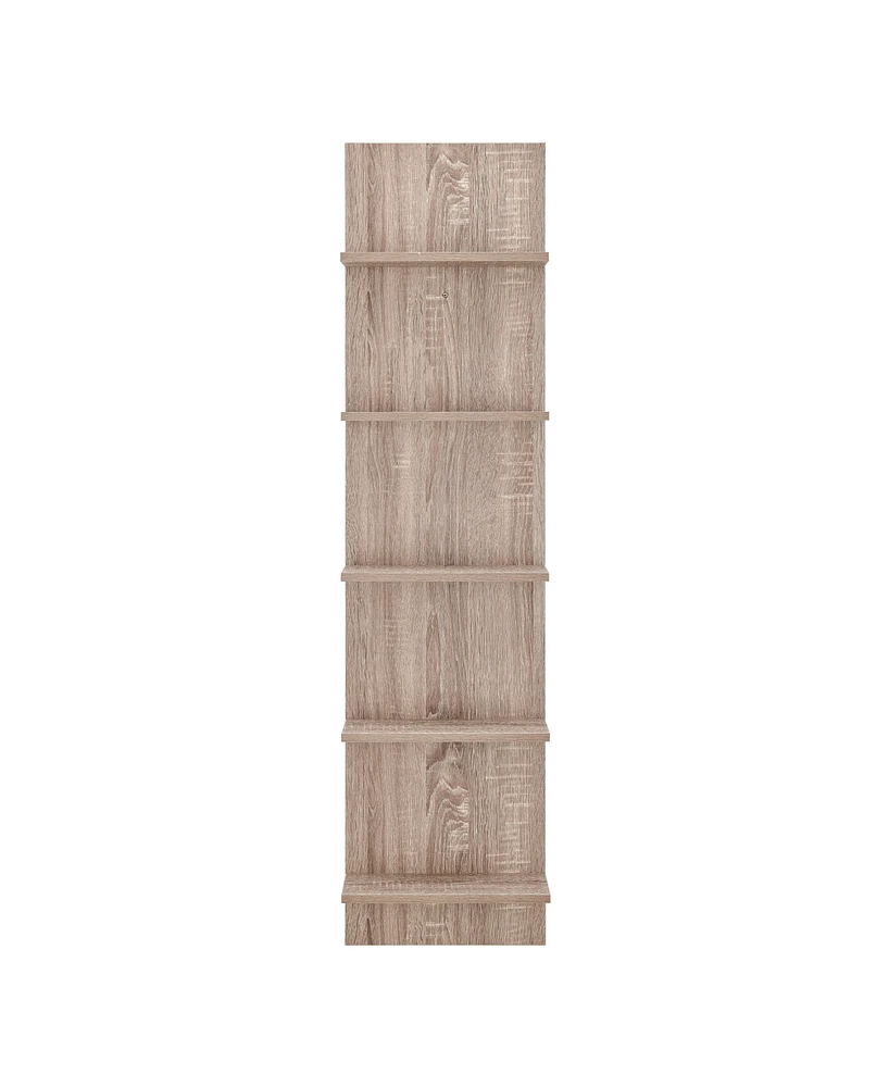 Danya B Finish Wide Column Wall Shelf