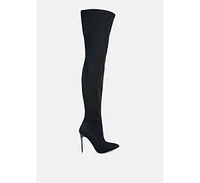 London Rag No Calm Superstretch Stiletto Long Boot