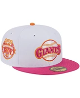 Men's New Era White, Pink San Francisco Giants 1984 Mlb All-Star Game 59FIFTY Fitted Hat