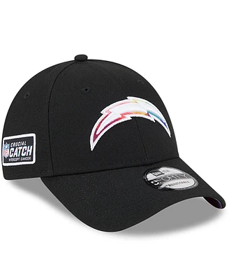 Men's New Era Black Los Angeles Chargers 2023 Nfl Crucial Catch 9FORTY Adjustable Hat