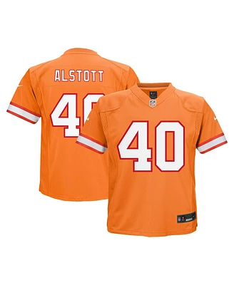 Baby Boys and Girls Nike Mike Alstott Orange Tampa Bay Buccaneers Retired Player Game Jersey