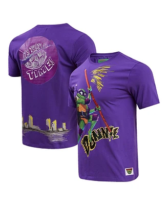 Men's and Women's Freeze Max Purple Teenage Mutant Ninja Turtles Donnie Defender Graphic T-shirt