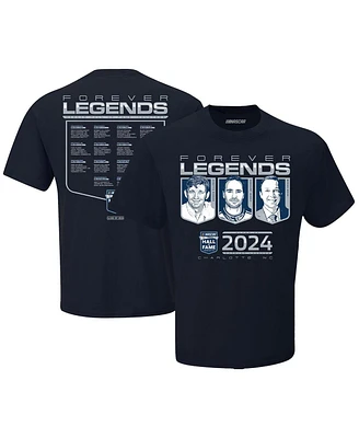 Men's Checkered Flag Sports Navy Nascar Hall of Fame Class 2024 T-shirt
