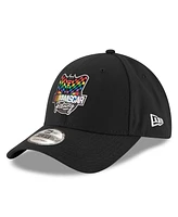 Men's New Era Black Nascar Yaaascar Pride 9FORTY Snapback Adjustable Hat