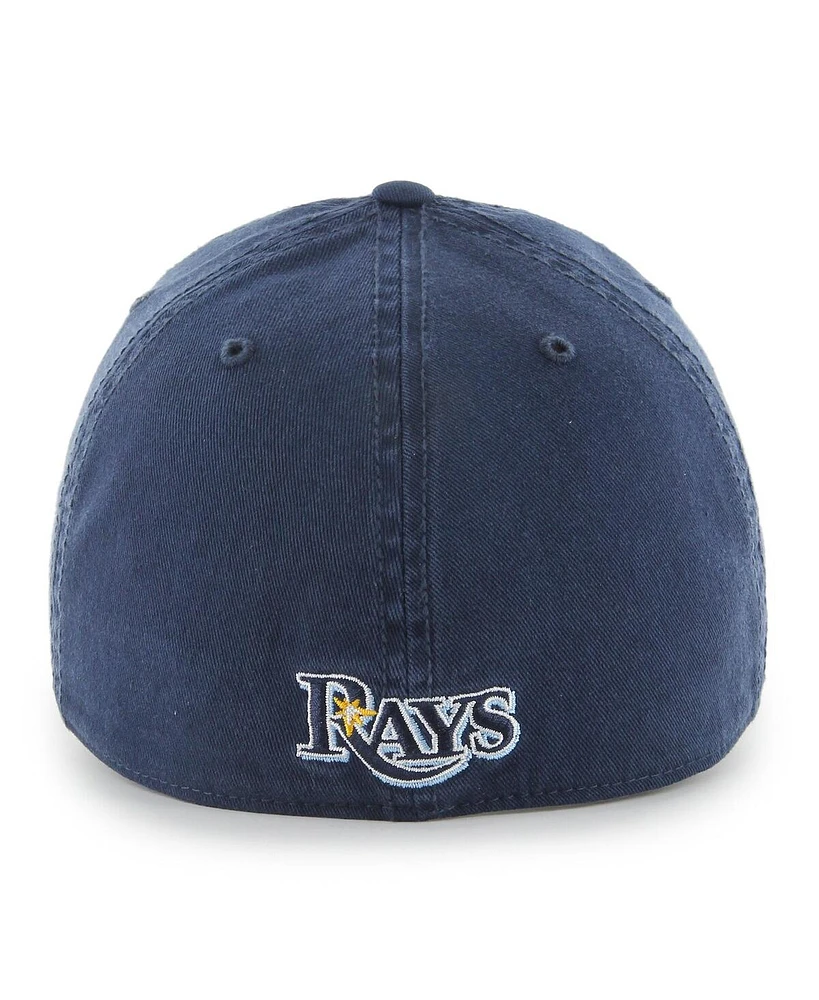 Men's '47 Brand Navy Tampa Bay Rays Franchise Logo Fitted Hat