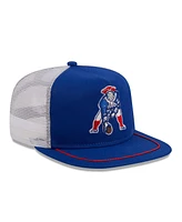 Men's New Era Royal, White New England Patriots Original Classic Golfer Adjustable Hat
