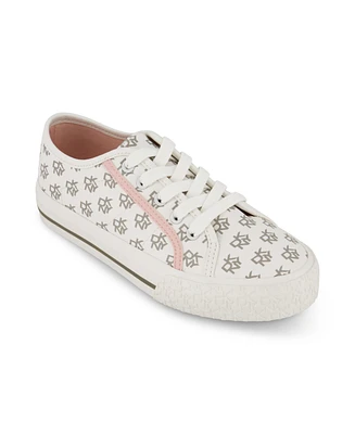 Dkny Little and Big Girls Hannah Mona Low Top Lace Up Sneakers