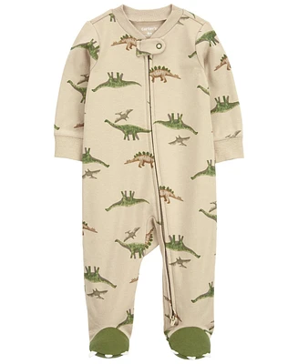Carter's Baby Dinosaur 2-way Zip Cotton Sleep and Play Coverall