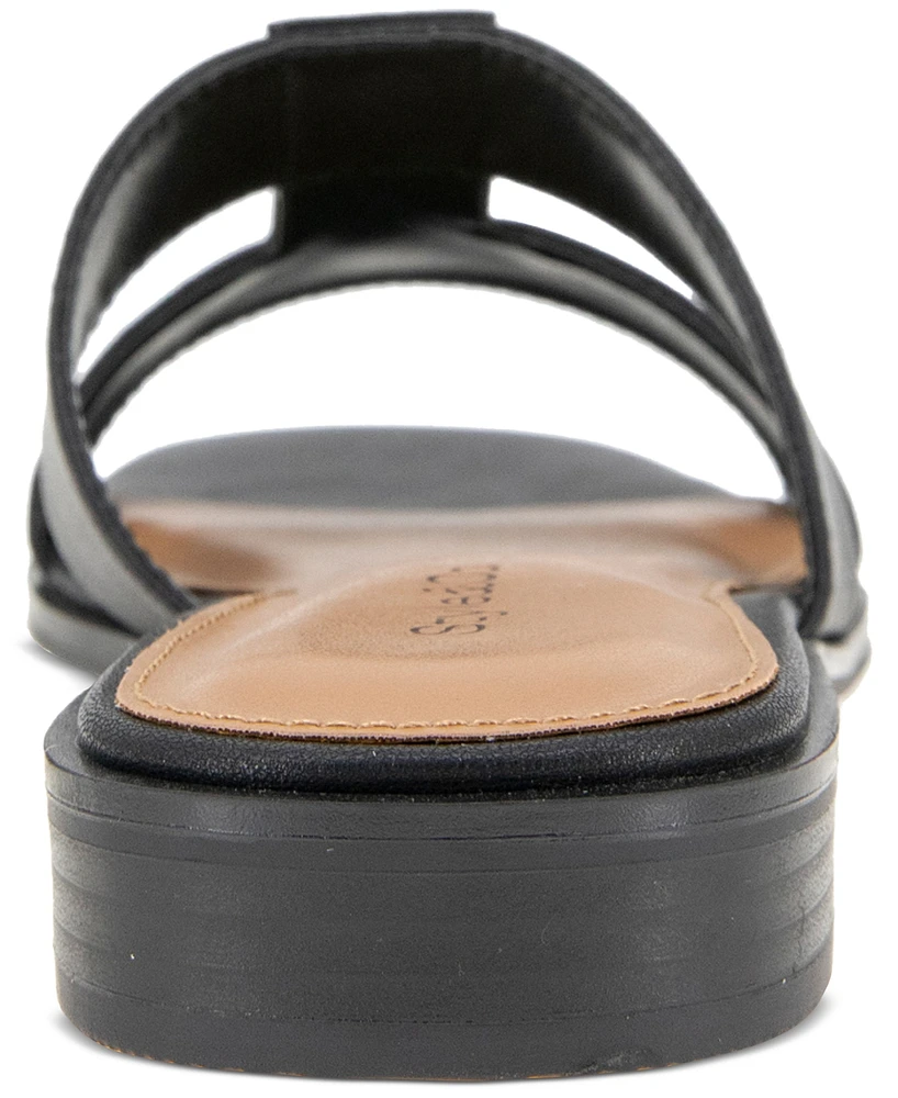 Style & Co Women's Gabbyy Slip-On Slide Flat Sandals, Created for Macy's